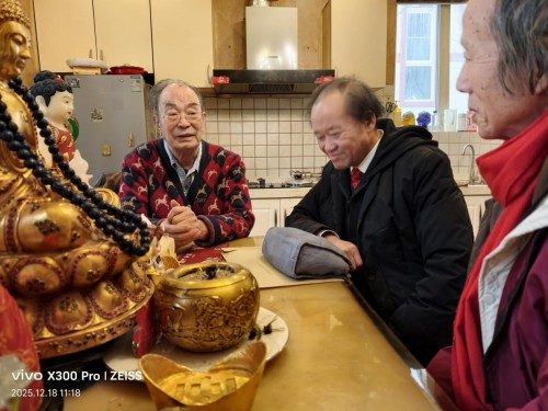 【诺贝尔奖孵化中心会客厅】-【中促会诺奖孵化专委会彭宏钟主任一行看望世界顶级科学家渠玉芝教授】 中促会诺奖孵化专委会